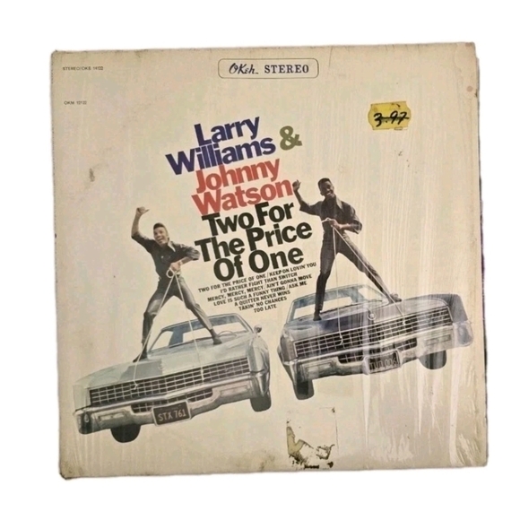 vinyl LARRY WILLIAMS & JOHNNY WATSON: Two For The‎ Price Of One LP OKEH 1967